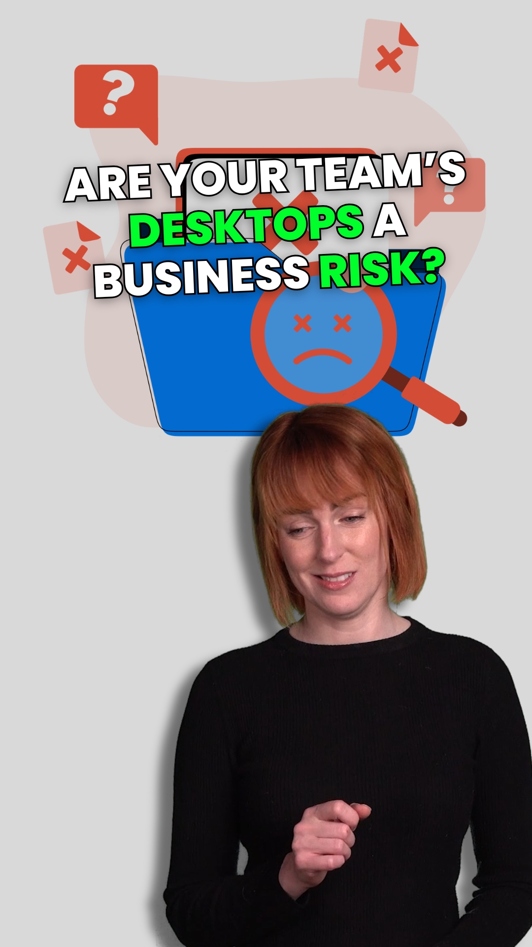 Files piling up on desktops? It feels easy… but it could be putting your business at risk…